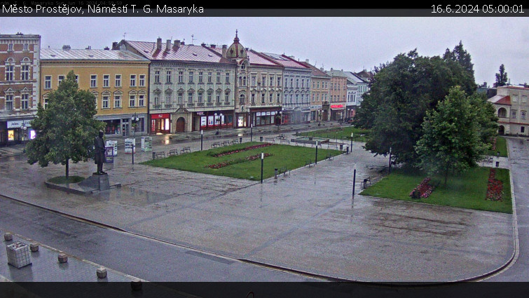 Město Prostějov - Náměstí T. G. Masaryka - 16.6.2024 v 05:00