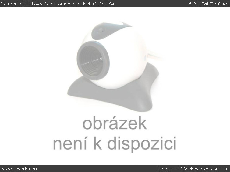 Skiareál Troják - Kamera na svahu B, horní stanice - 18.6.2024 v 17:59