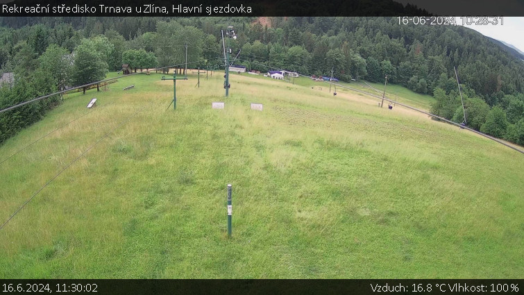 Rekreační středisko Trnava u Zlína - Hlavní sjezdovka - 16.6.2024 v 11:30