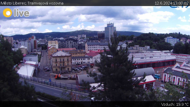 Město Liberec - Tramvajová vozovna - 12.6.2024 v 13:00