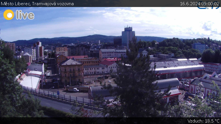 Město Liberec - Tramvajová vozovna - 16.6.2024 v 09:00