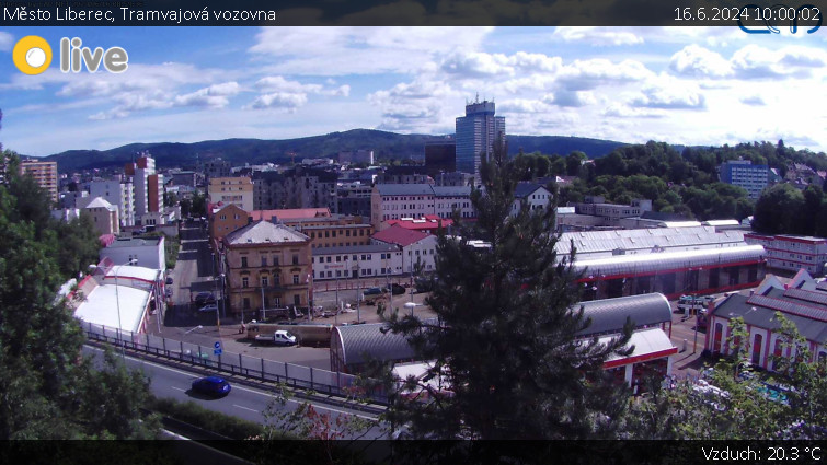Město Liberec - Tramvajová vozovna - 16.6.2024 v 10:00