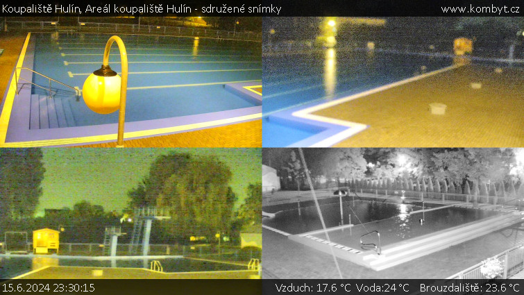 Koupaliště Hulín - Areál koupaliště Hulín - sdružené snímky - 15.6.2024 v 23:30