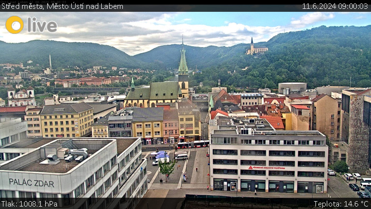Město Ústí nad Labem - Střed města - 11.6.2024 v 09:00