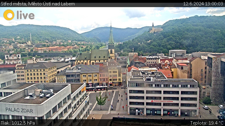Město Ústí nad Labem - Střed města - 12.6.2024 v 13:00