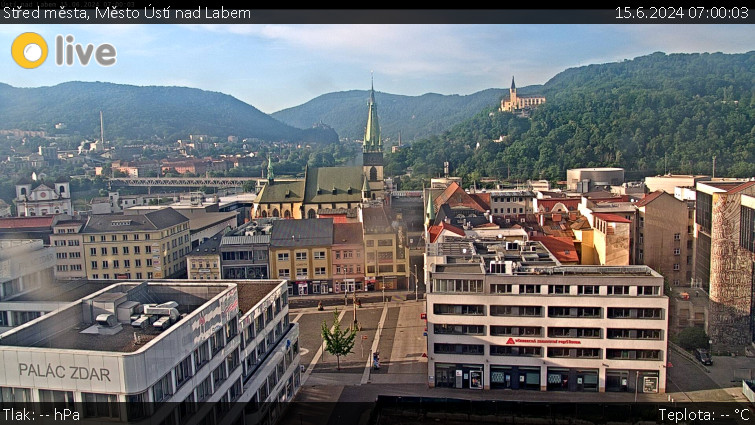 Město Ústí nad Labem - Střed města - 15.6.2024 v 07:00