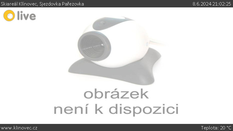 Skiareál Klínovec - Sjezdovka Pařezovka, lanovka CineStar Express - 8.6.2024 v 21:02