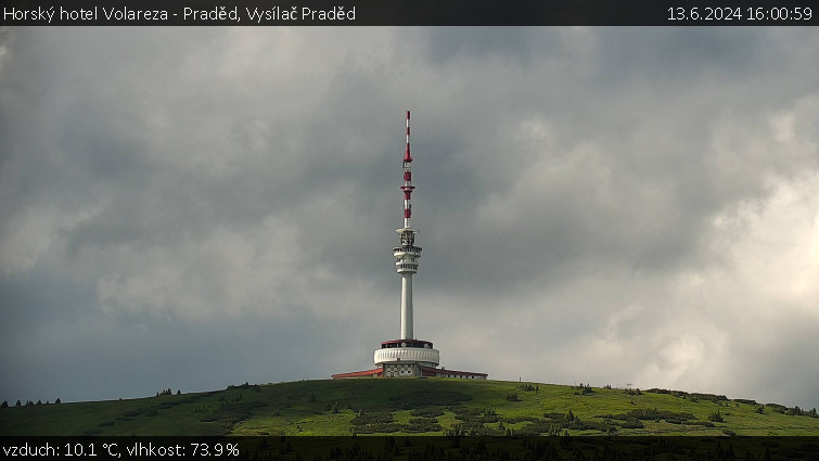 Horský hotel Volareza - Praděd - Vysílač Praděd - 13.6.2024 v 16:00