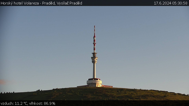 Horský hotel Volareza - Praděd - Vysílač Praděd - 17.6.2024 v 05:30