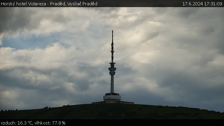 Horský hotel Volareza - Praděd - Vysílač Praděd - 17.6.2024 v 17:31