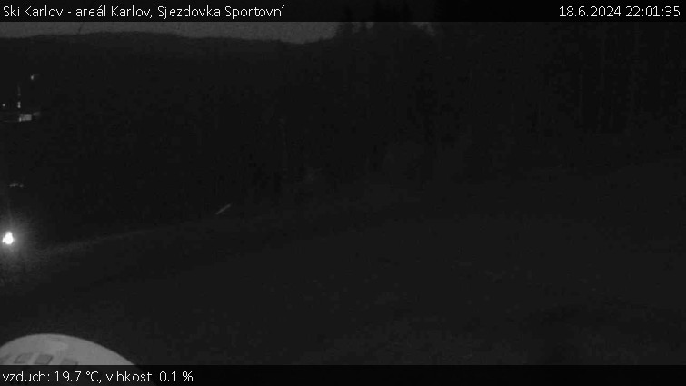 Ski Karlov - areál Karlov - Sjezdovka Sportovní - 18.6.2024 v 22:01