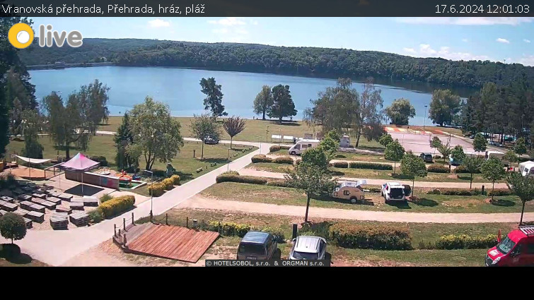 Vranovská přehrada - Přehrada, hráz, pláž - 17.6.2024 v 12:01