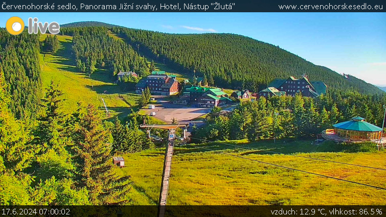 Červenohorské sedlo - Panorama Jižní svahy, Hotel, Nástup "Žlutá" - 17.6.2024 v 07:00