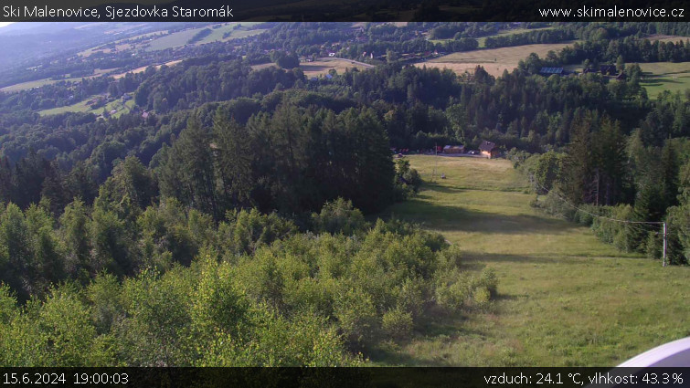 Ski Malenovice - Sjezdovka Staromák - 15.6.2024 v 19:00