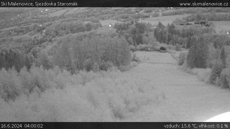 Ski Malenovice - Sjezdovka Staromák - 16.6.2024 v 04:00