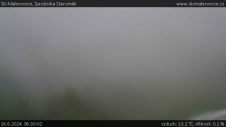 Ski Malenovice - Sjezdovka Staromák - 16.6.2024 v 06:30