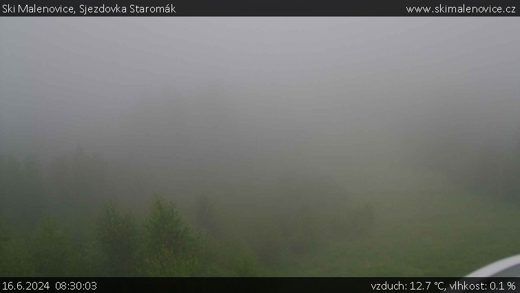 Ski Malenovice - Sjezdovka Staromák - 16.6.2024 v 08:30