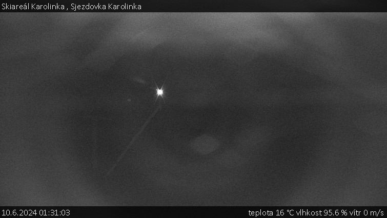 Skiareál Karolinka  - Sjezdovka Karolinka - 10.6.2024 v 01:31