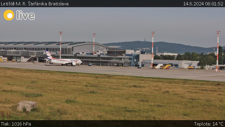 Letiště Bratislava - Letiště M. R. Štefánika Bratislava - 14.6.2024 v 08:01