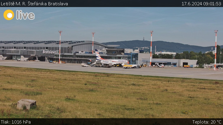 Letiště Bratislava - Letiště M. R. Štefánika Bratislava - 17.6.2024 v 09:01