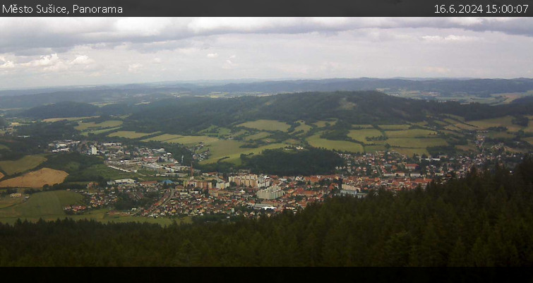 Město Sušice - Panorama - 16.6.2024 v 15:00
