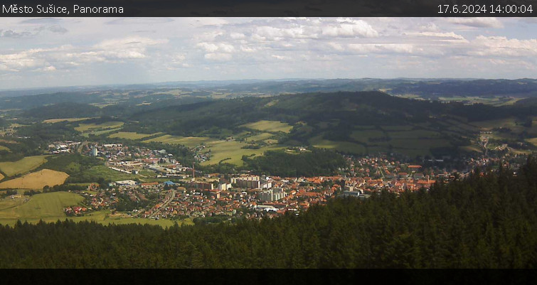 Město Sušice - Panorama - 17.6.2024 v 14:00