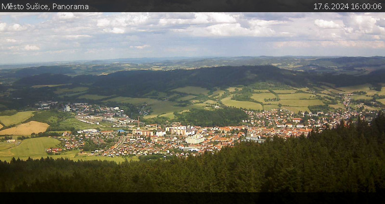 Město Sušice - Panorama - 17.6.2024 v 16:00