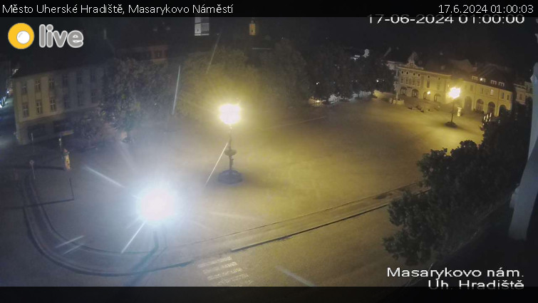 Město Uherské Hradiště - Masarykovo Náměstí - 17.6.2024 v 01:00