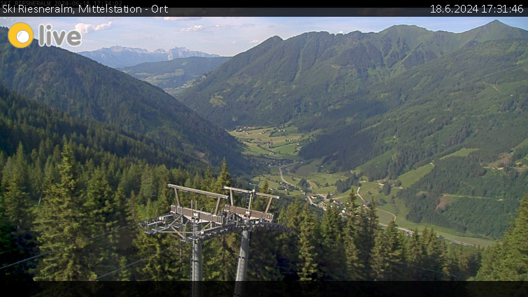 Ski Riesneralm - Mittelstation - Ort - 18.6.2024 v 17:31