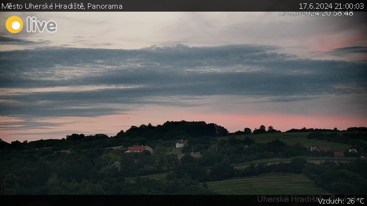 Město Uherské Hradiště - Panorama - 17.6.2024 v 21:00