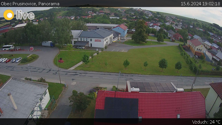 Obec Prusinovice - Panorama - 15.6.2024 v 19:02