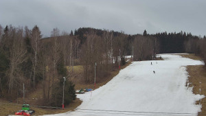 SKICENTRUM Miroslav Lipová Lázně - Dojezd hlavní sjezdovky - 13.3.2023 v 14:00