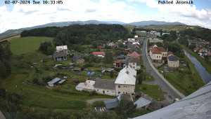 Obec Mikulovice - Pohled na Jeseniky - 2.7.2024 v 11:33