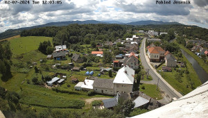 Obec Mikulovice - Pohled na Jeseniky - 2.7.2024 v 13:03
