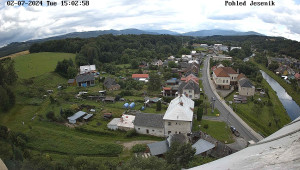 Obec Mikulovice - Pohled na Jeseniky - 2.7.2024 v 16:02