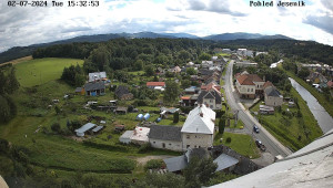 Obec Mikulovice - Pohled na Jeseniky - 2.7.2024 v 16:32