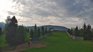 Ski areál Branná - Výstup z lanovky - 8.5.2024 v 07:00