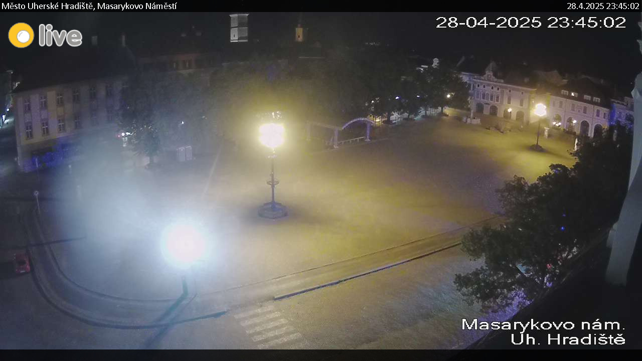 Uherské 2025 hradiště webcam