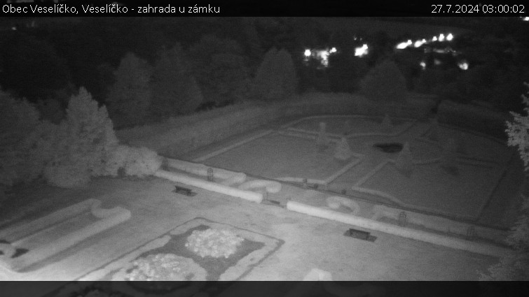 Obec Veselíčko - Veselíčko - zahrada u zámku - 27.7.2024 v 03:00