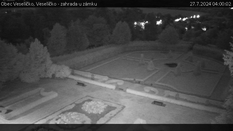 Obec Veselíčko - Veselíčko - zahrada u zámku - 27.7.2024 v 04:00