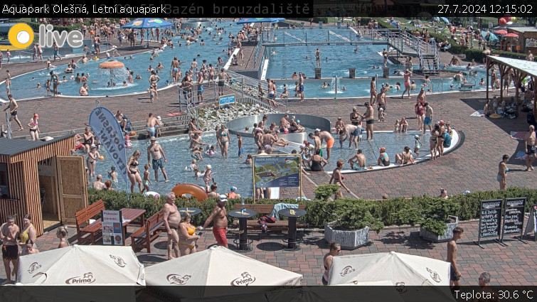 Aquapark Olešná - Letní aquapark - 27.7.2024 v 12:15
