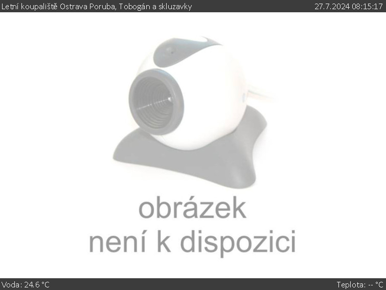 Letní koupaliště Ostrava Poruba - Tobogán a skluzavky - 27.7.2024 v 08:15