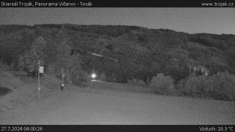 Skiareál Troják - Panorama Vičanov - Tesák - 27.7.2024 v 04:00