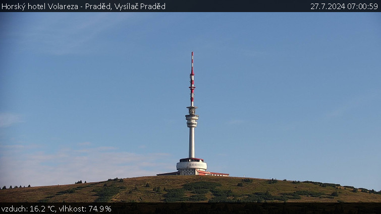 Horský hotel Volareza - Praděd - Vysílač Praděd - 27.7.2024 v 07:00