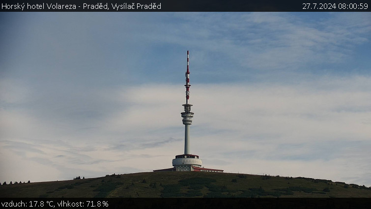 Horský hotel Volareza - Praděd - Vysílač Praděd - 27.7.2024 v 08:00